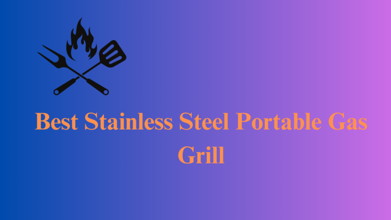 Best Stainless Steel Portable Gas Grill for Outdoor Cooking